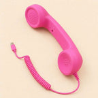 Retro Telephone Handset – USB-C Anti-Radiation Cell Phone Receiver